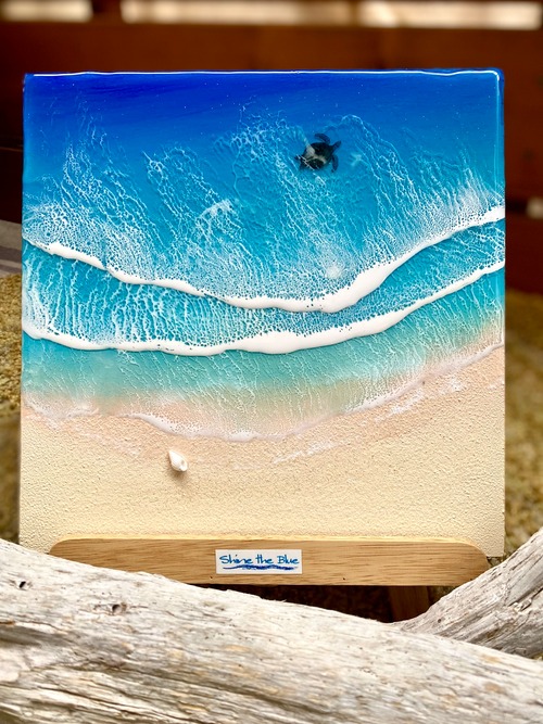 オーシャンレジンアートパネル