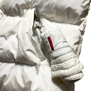 PRADA SPORT white down jacket & hat
