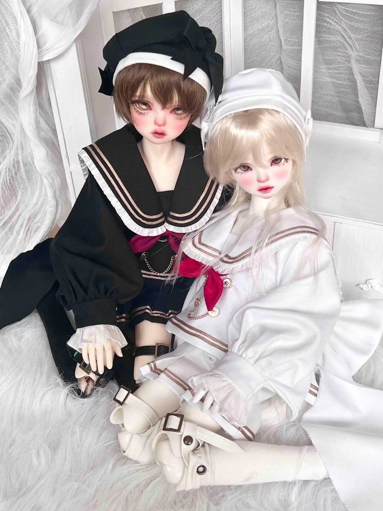 衣装セット!セーラー服 帽子 制服 洋服 服 BJD 球体関節人形 1 衣装セット!セーラー服 帽子 制服 洋服 服 BJD 球体関節人形 1