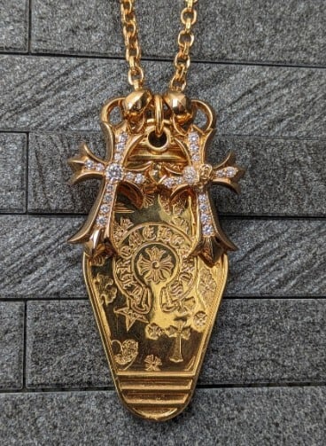 CHROME HEARTS クロムハーツ 22k ホテルキー ペンダント CHROME HEARTS クロムハーツ 22k ホテルキー ペンダント