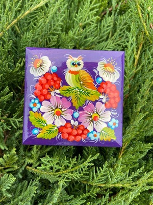 ペトリキフカ・ジュエリーボックス 9сm（ホメンコ）