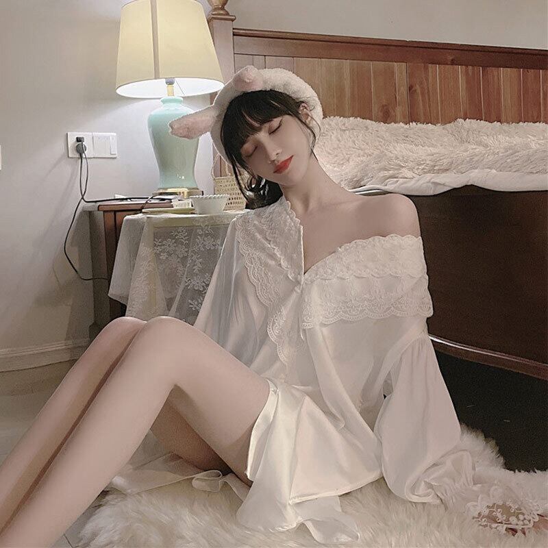 レディーススプリングカジュアルレース 大人ガーリー スウィート キュート 春物 萌量不足17829377220