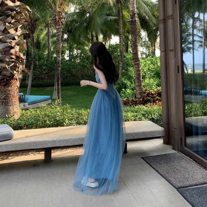 reja ドレス　ブルー reja ドレスブルー