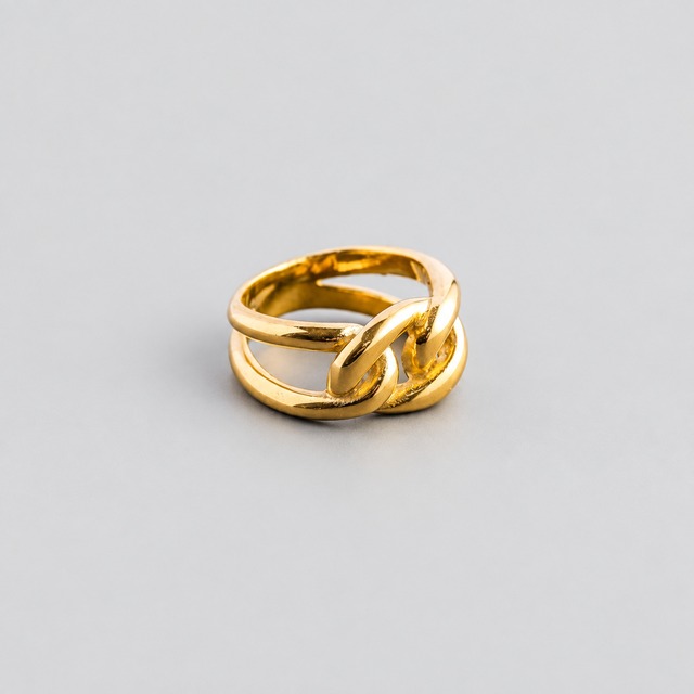 316L thick chain ring  #r59