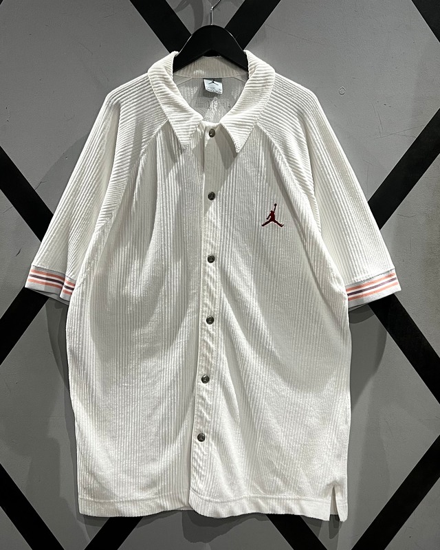 【X VINTAGE】"JORDAN" Embroidery × Patch Loose S/S Shirt