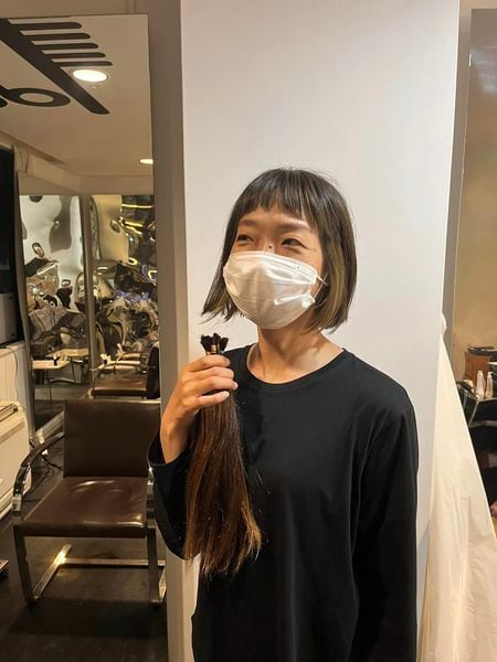 50cm バージン毛 ヘアドネーション ヘアドネーションカット(髪の寄付)ギフト可 | 大人のための