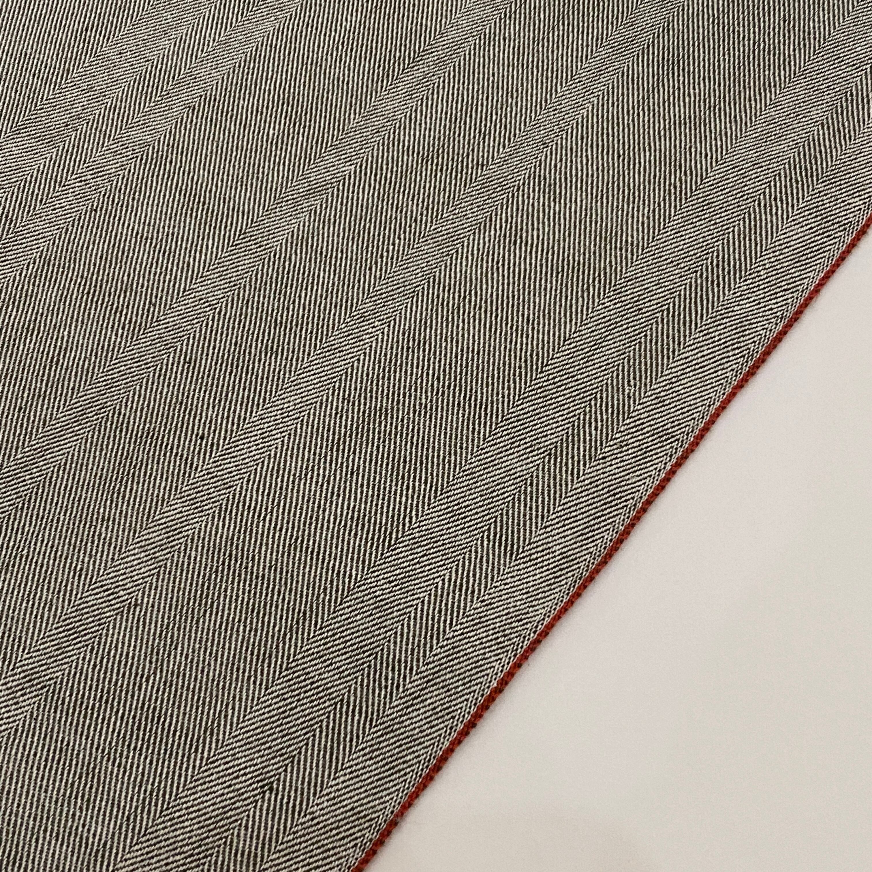 片貝木綿お誂え 誂え品】片貝木綿 杉綾 グレー ＊お仕立代込 | きもののここち 透佳