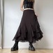 【予約】ruffled mermaid long skirt