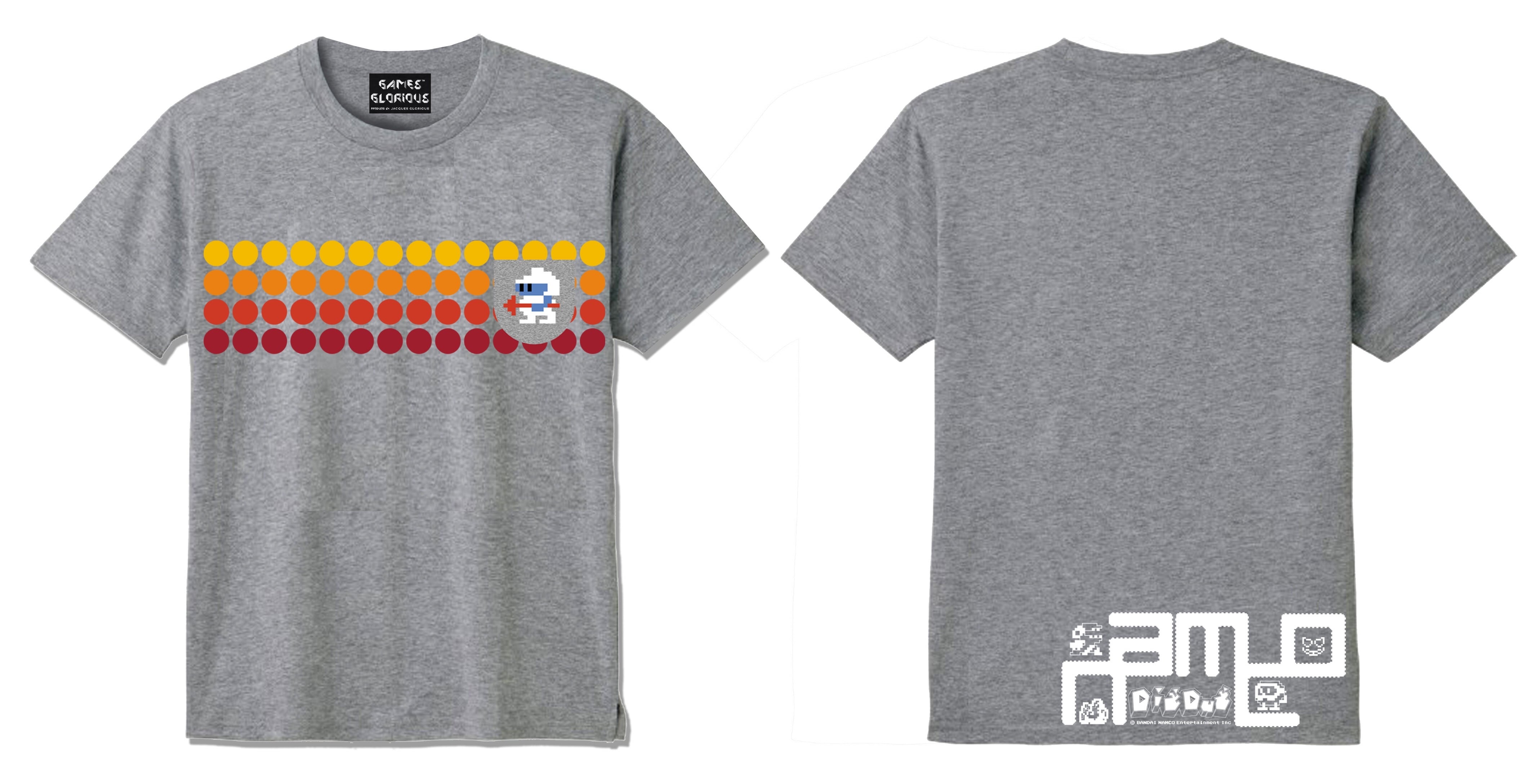 ディグダグ (DIGDUG) ～1 POCKET TEE～ (イベント限定カラー　グレー) / GAMES GLORIOUS