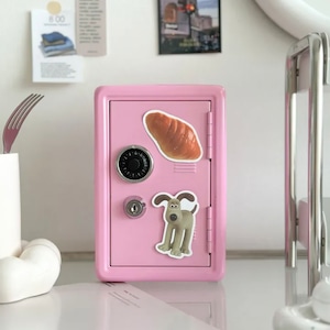 secret mini cabinet 3colors / シークレット ミニ キャビネット スチール 鍵付き 金庫 貯金箱 韓国雑貨