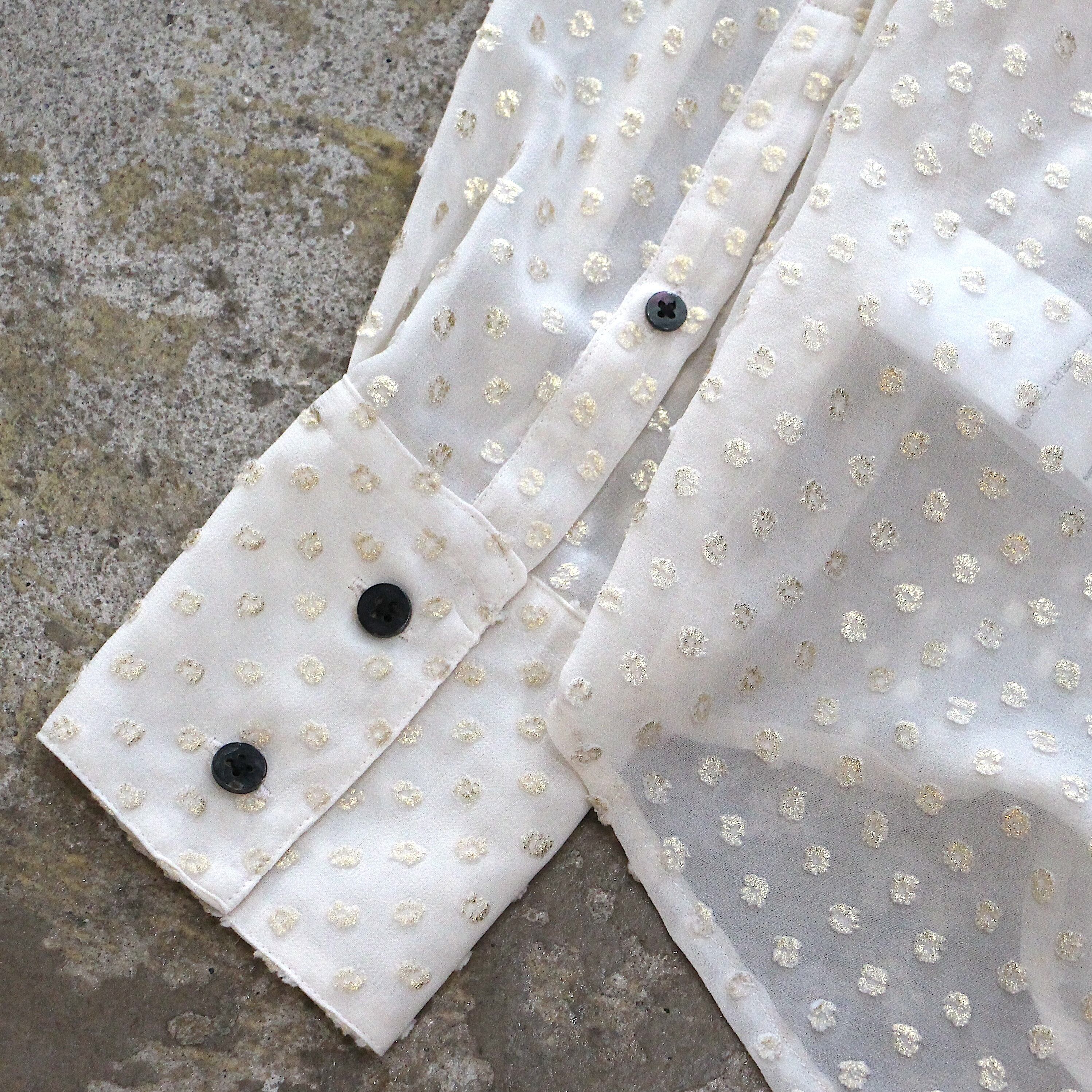 SUGARHILL / TWINKLE SHEER SKIPPER SHIRT (ECRU) | orio online store