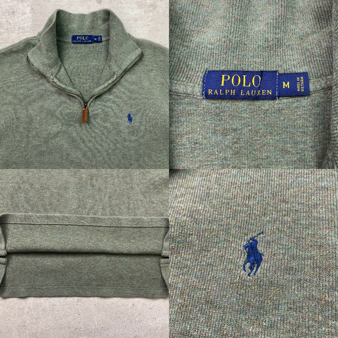 POLO RALPH LAUREN ポロラルフローレン ハーフジップスウェットシャツ
