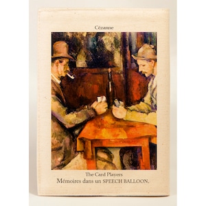 第2弾　スピーチバルーンブックカバー　Cézanne-セザンヌ