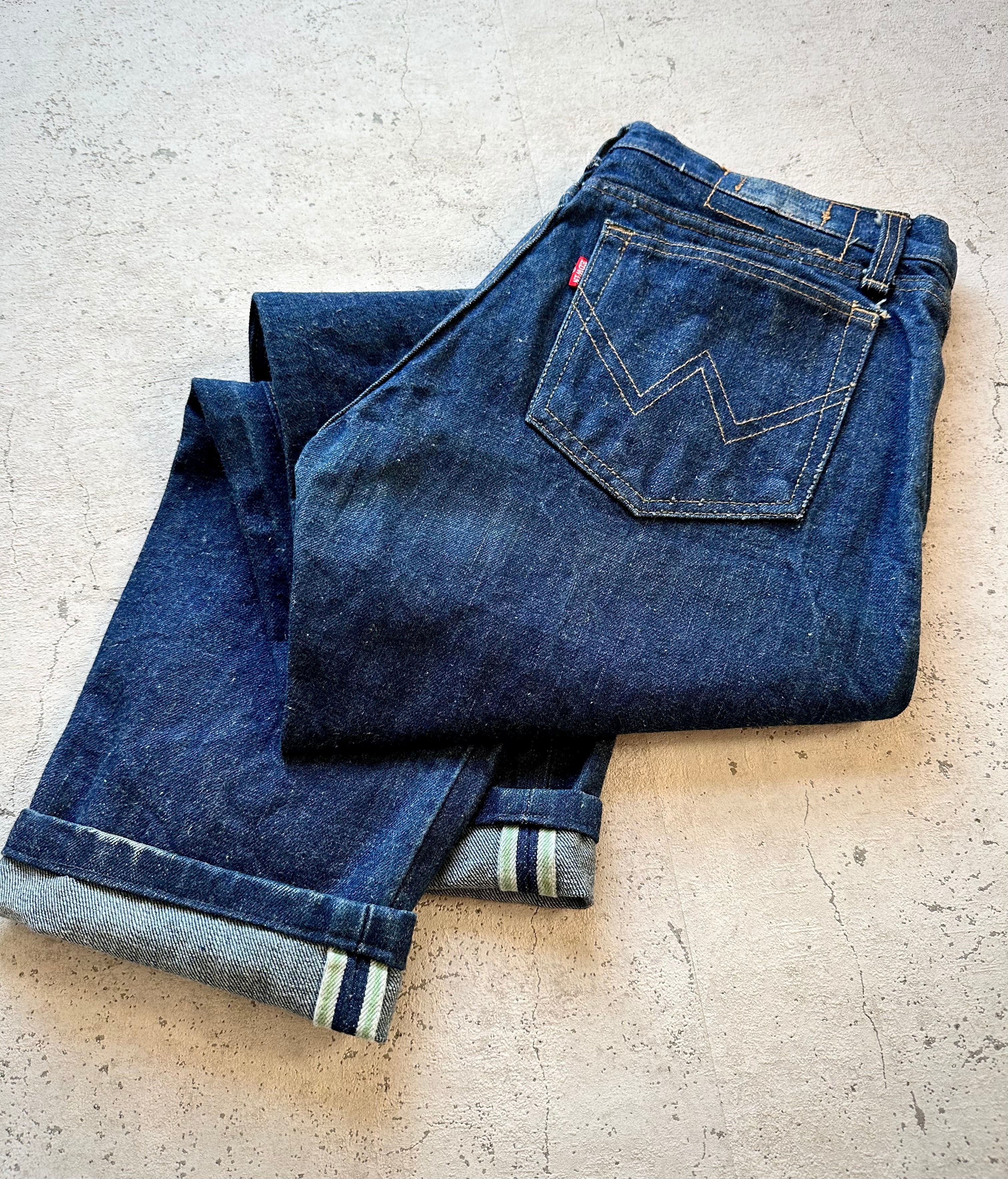 60s “ EDWIN ” 1005-? 5PKT SELVAGE DENIM SLIM OLD VINTAGE