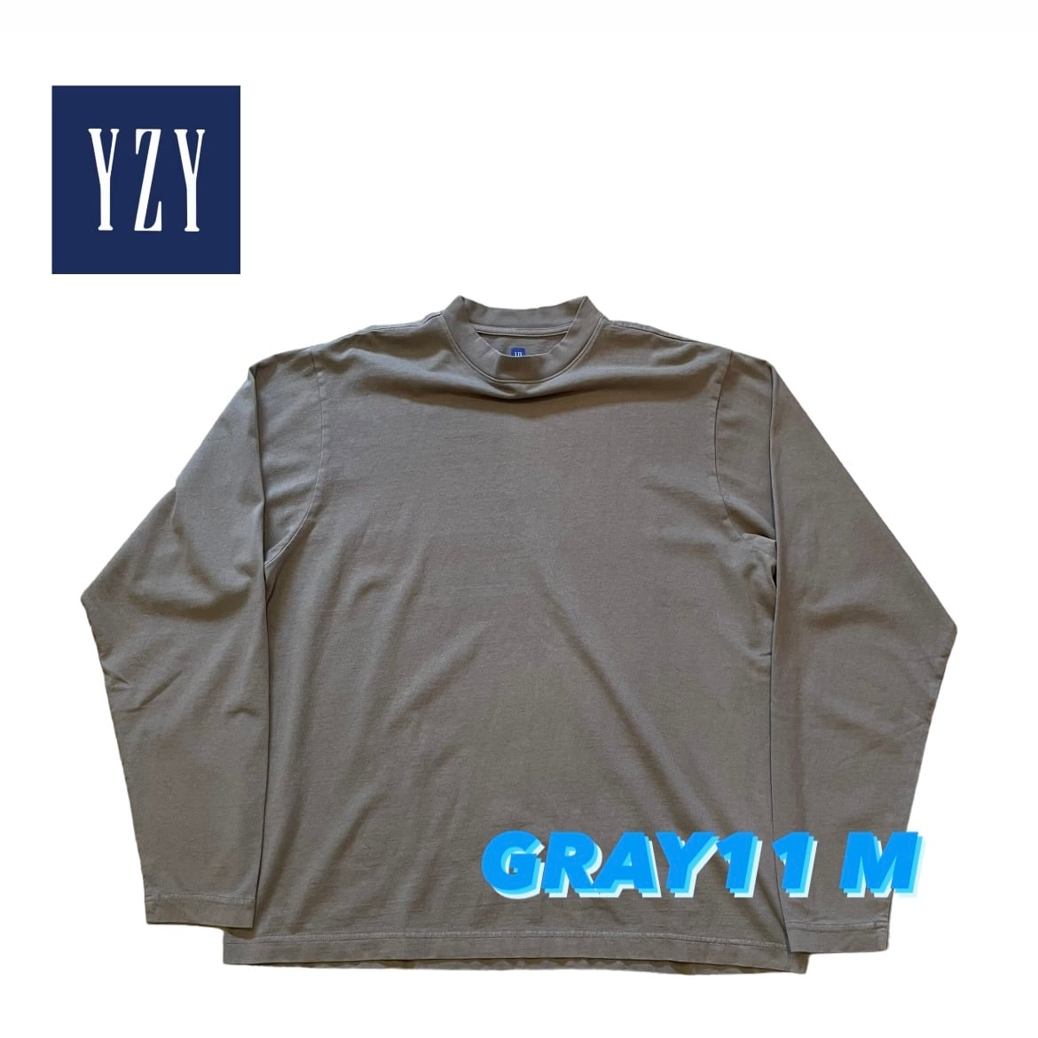Dead Stock!! Unreleased!! 2022s Yeezy × Gap "REGULAR FI L/S Tee"