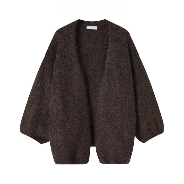 シャギーニットカーディガン　A3314