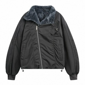 [JIKOO] standing collar cotton jacket