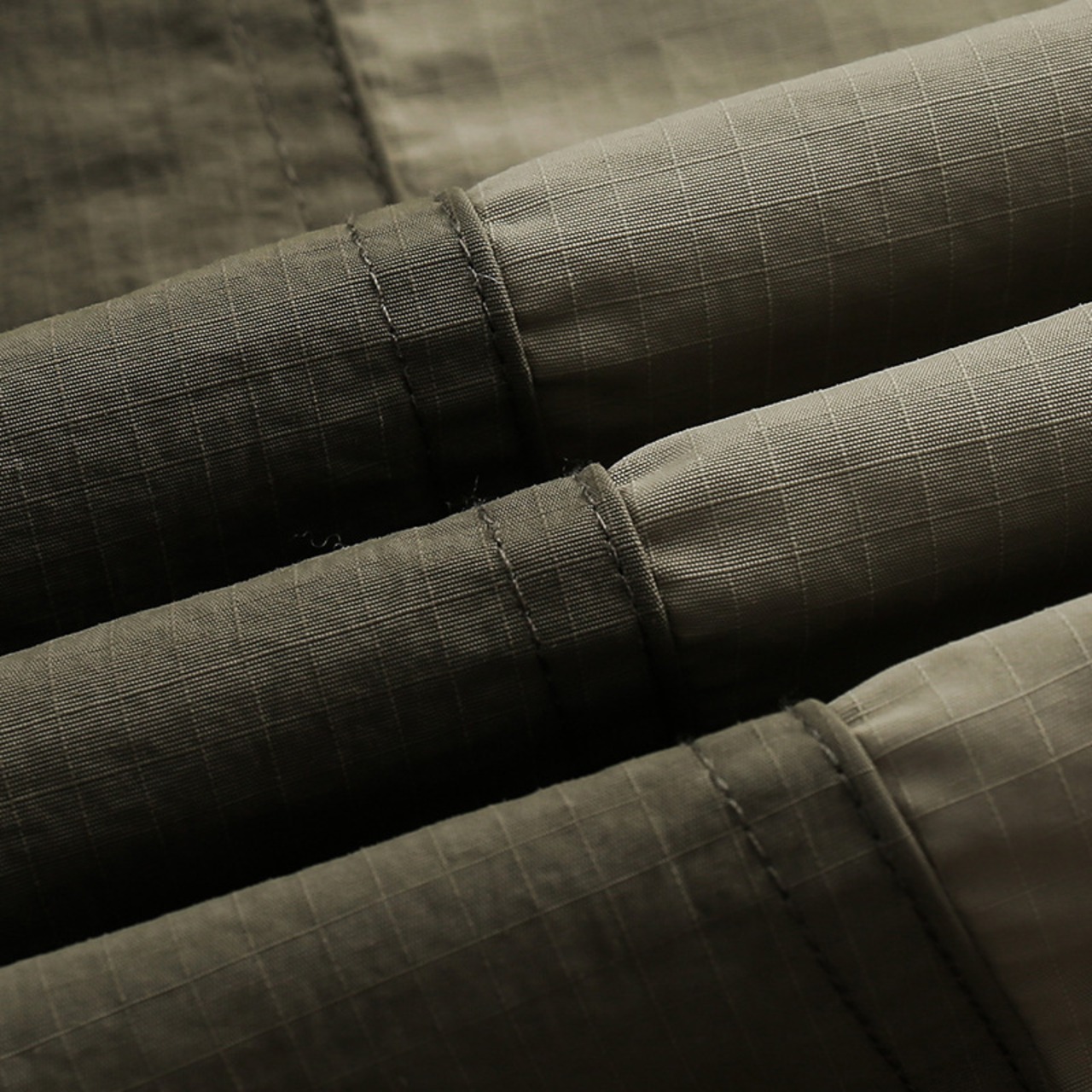 アースカラー パッチワーク Aラインスカート