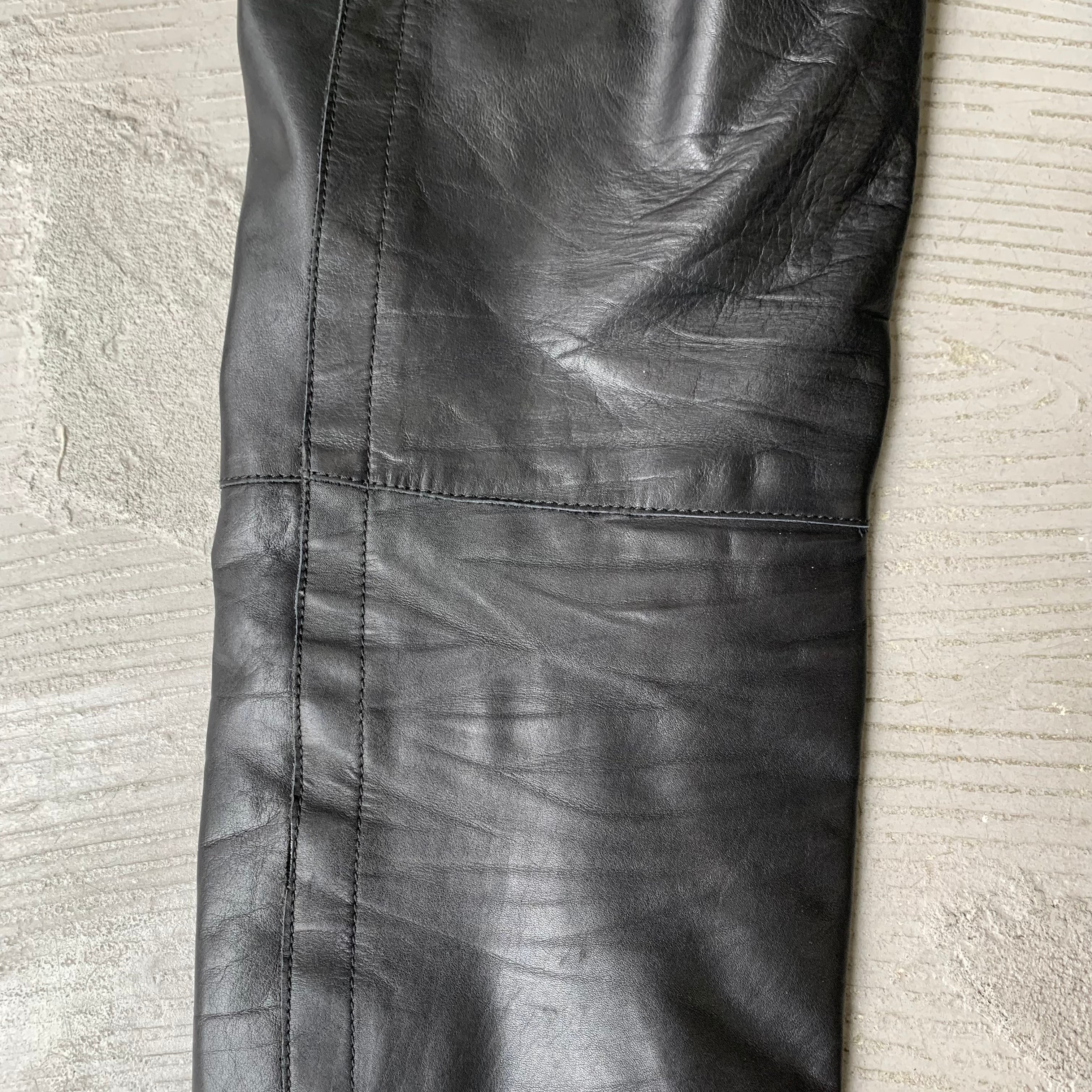 DIRK BIKKEMBERGS / Leather pants (B64) | SAMUEL FINCH / Online store