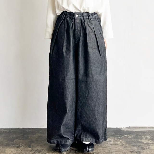 【HARVESTY】BLACK DENIM CIRCUS BAGGY_BLACK ONE WASH ブラックデニム サーカスバギー / ブラックワンウォッシュ A12411_19