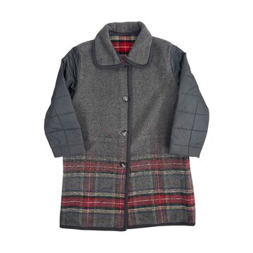 PWA】REFINE-WOOL CHK DRIZZLER - OLIVE CHK | PAY ID