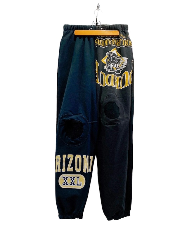 AWESOME BOY / REMAKE PATCHWORK SWEAT PANTS