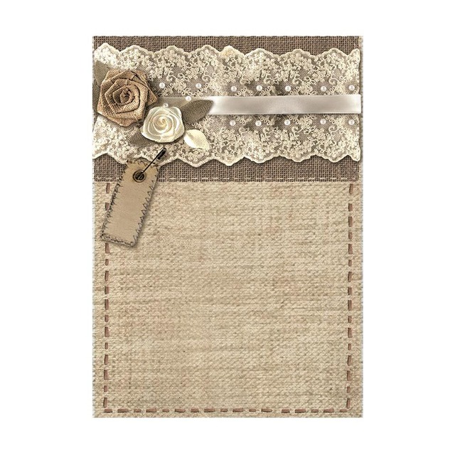 Stamperia Selection 8 Rice paper A6 backgrounds - Old Lace　ライスペーパー8枚セット　DFSAK6032【Stamperia（スタンぺリア）】[ST-84p]