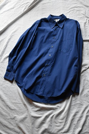 “im product” ISSEY MIYAKE Navy stripe shirt