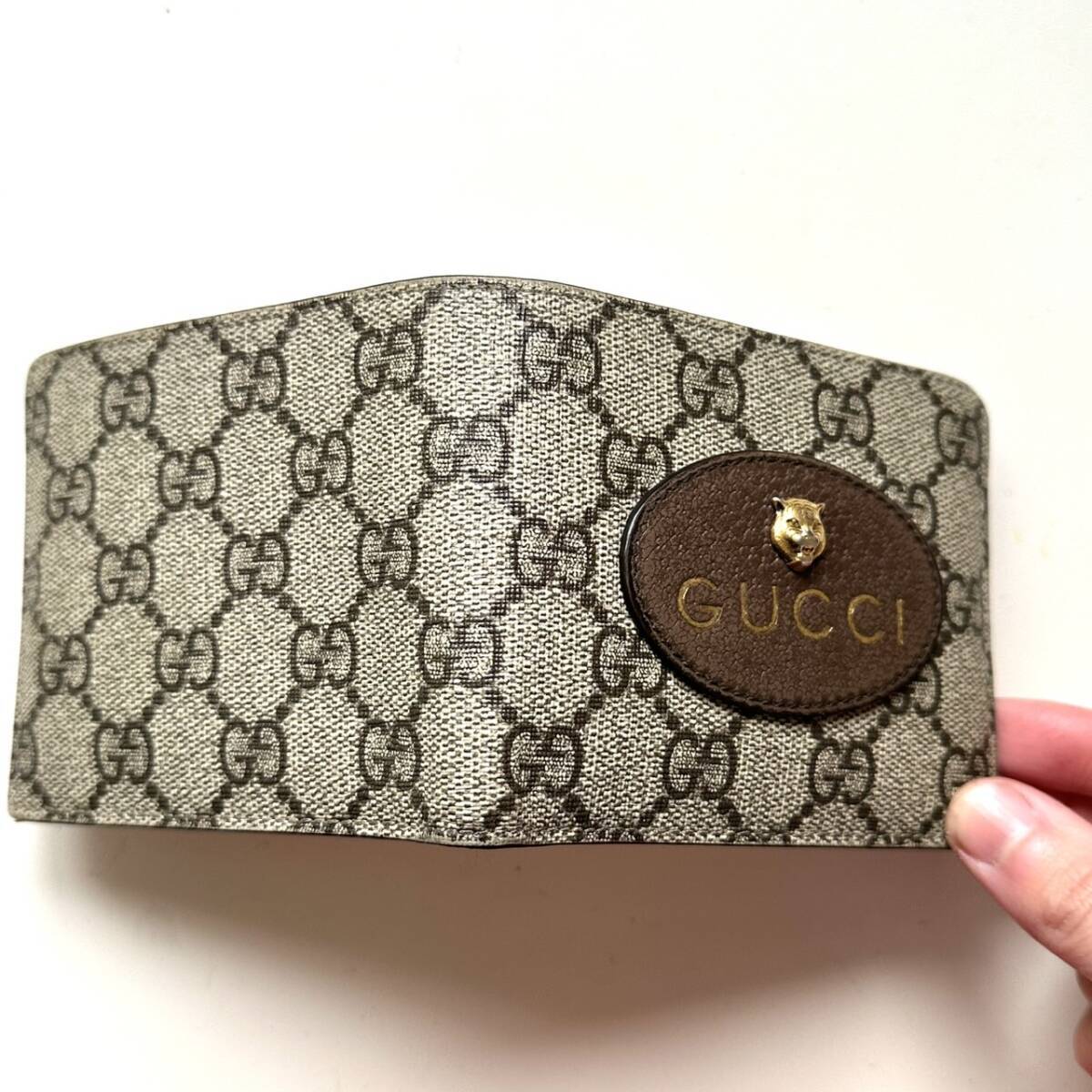グッチ GUCCI 二つ折り財布 カードケース ネオヴィンテージ GG