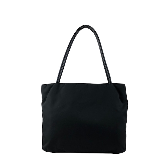 PRADA プラダ ハンドバッグ ブラック トライアングルロゴ ナイロン トートバッグ vintage ヴィンテージ オールド wn5b6d