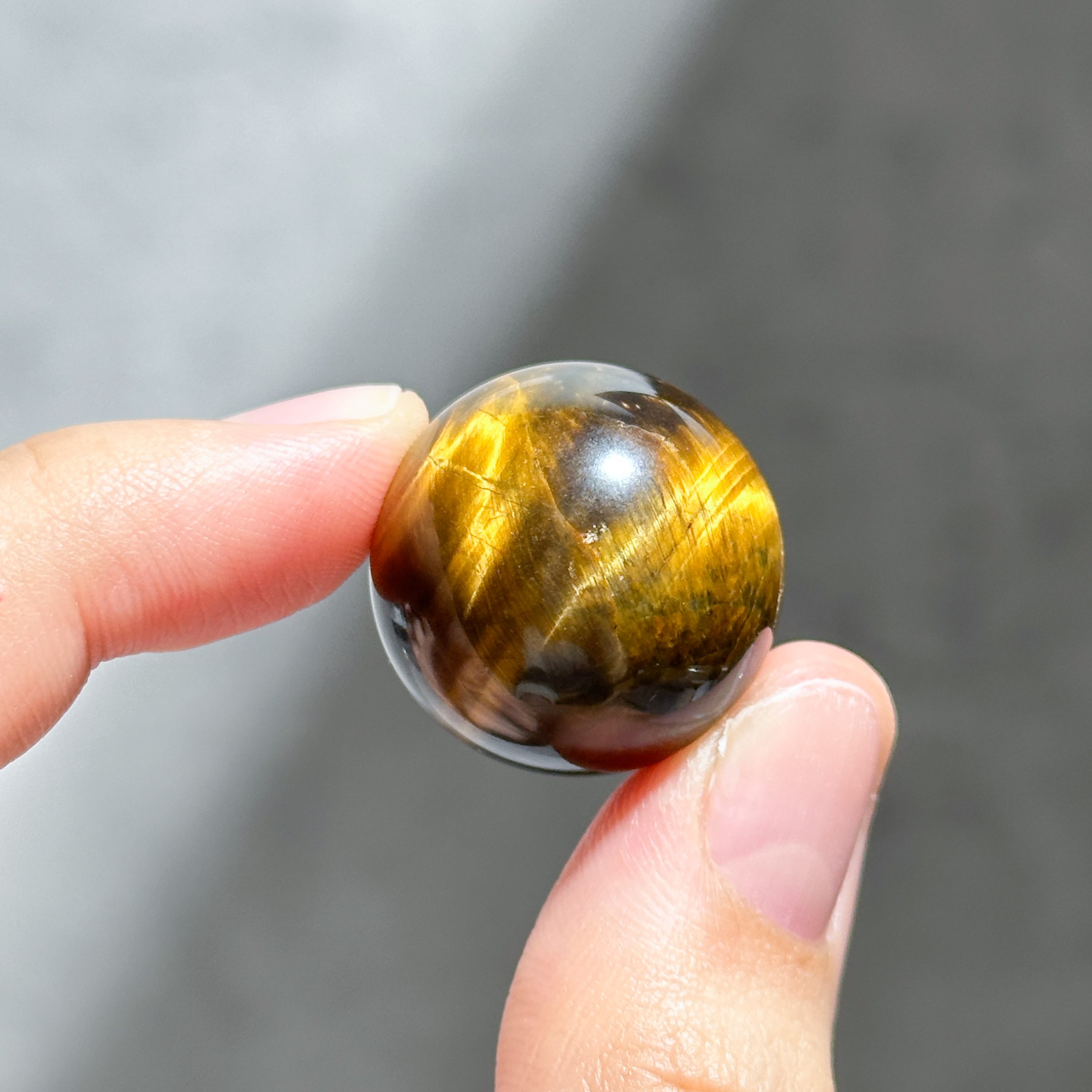 タイガーアイ スフィア（丸玉）11◇Tiger's eye◇天然石・鉱物