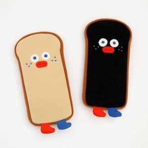 romane toast pen case 2colors / ロマネ トースト ペンケース パン ポーチ ブランチブラザー 韓国 雑貨