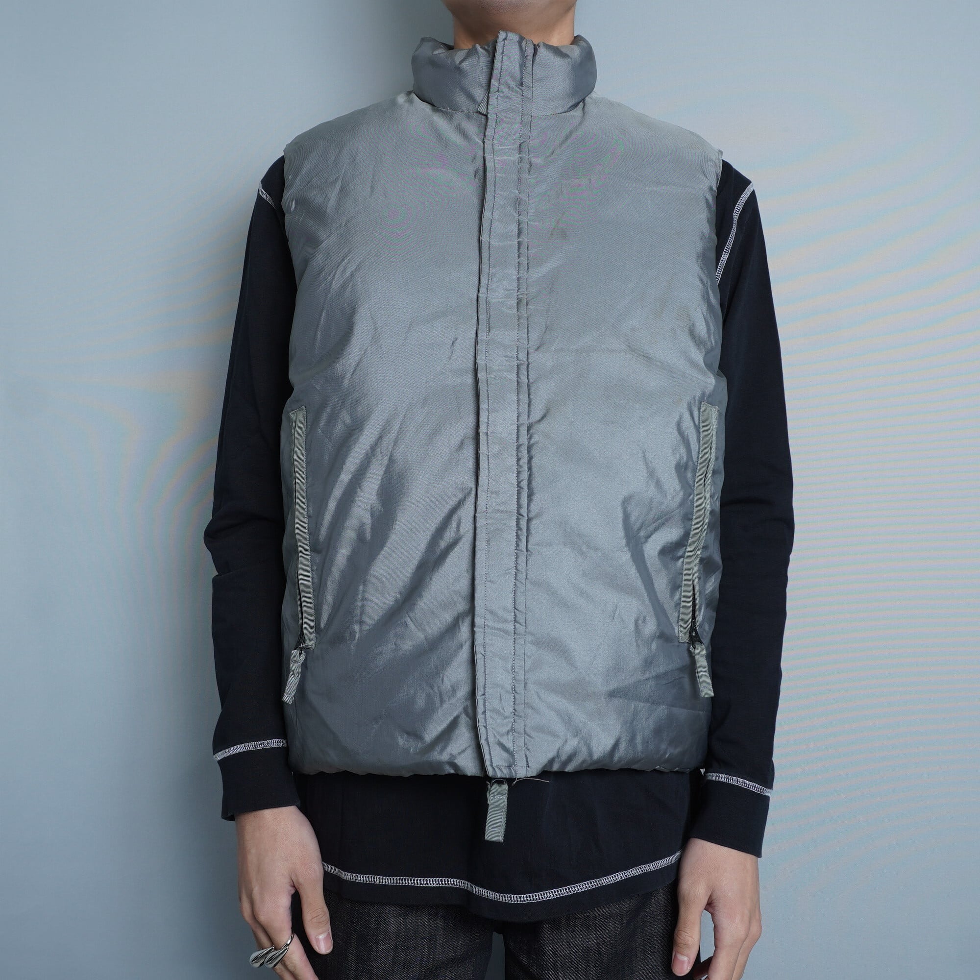 KENZO HOMME】ケンゾーオム ダブルジップダウンベスト grey | ブランド