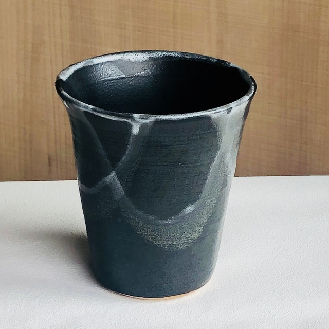 陶カップ（黒マット）3