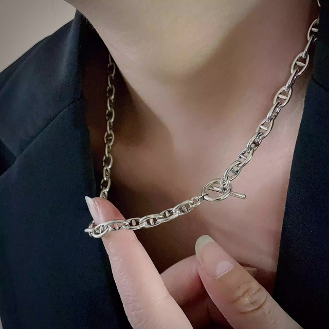 anchor chain necklace (N23)