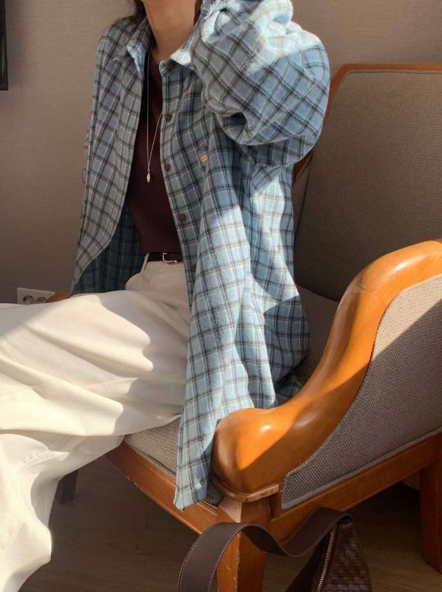 (予約) AREING / Tint chack shirt color