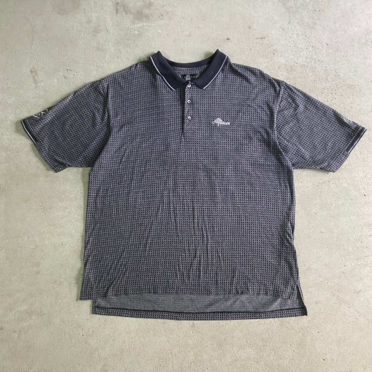 ビッグサイズ 00年代 NIKE GOLF ナイキ ゴルフ 企業ロゴ 総柄