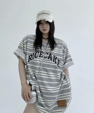 OISIS024 レトロボーダーロゴTシャツ