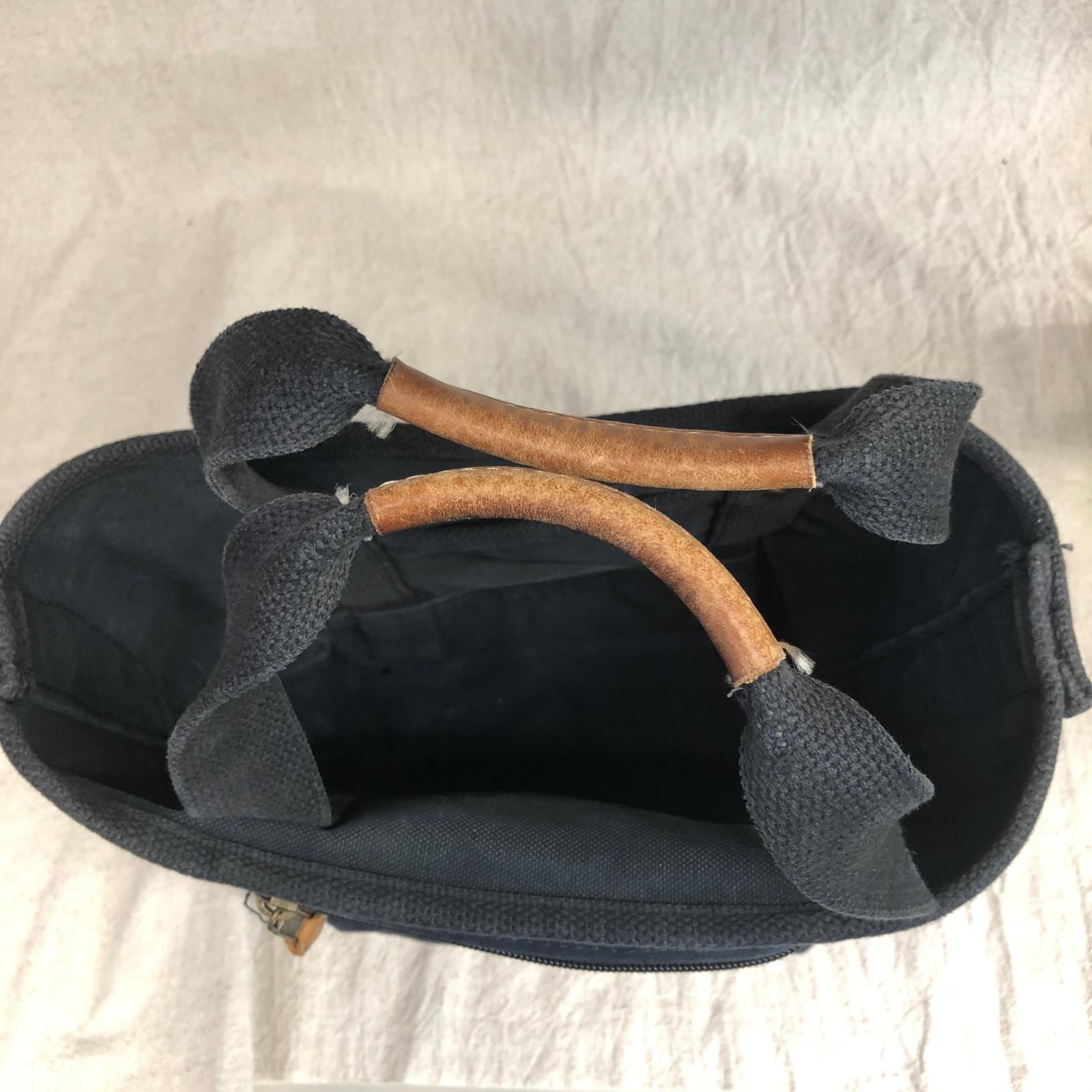 L.L.BEAN エルエルビーン USA製 キャンバス トートバッグ レザー