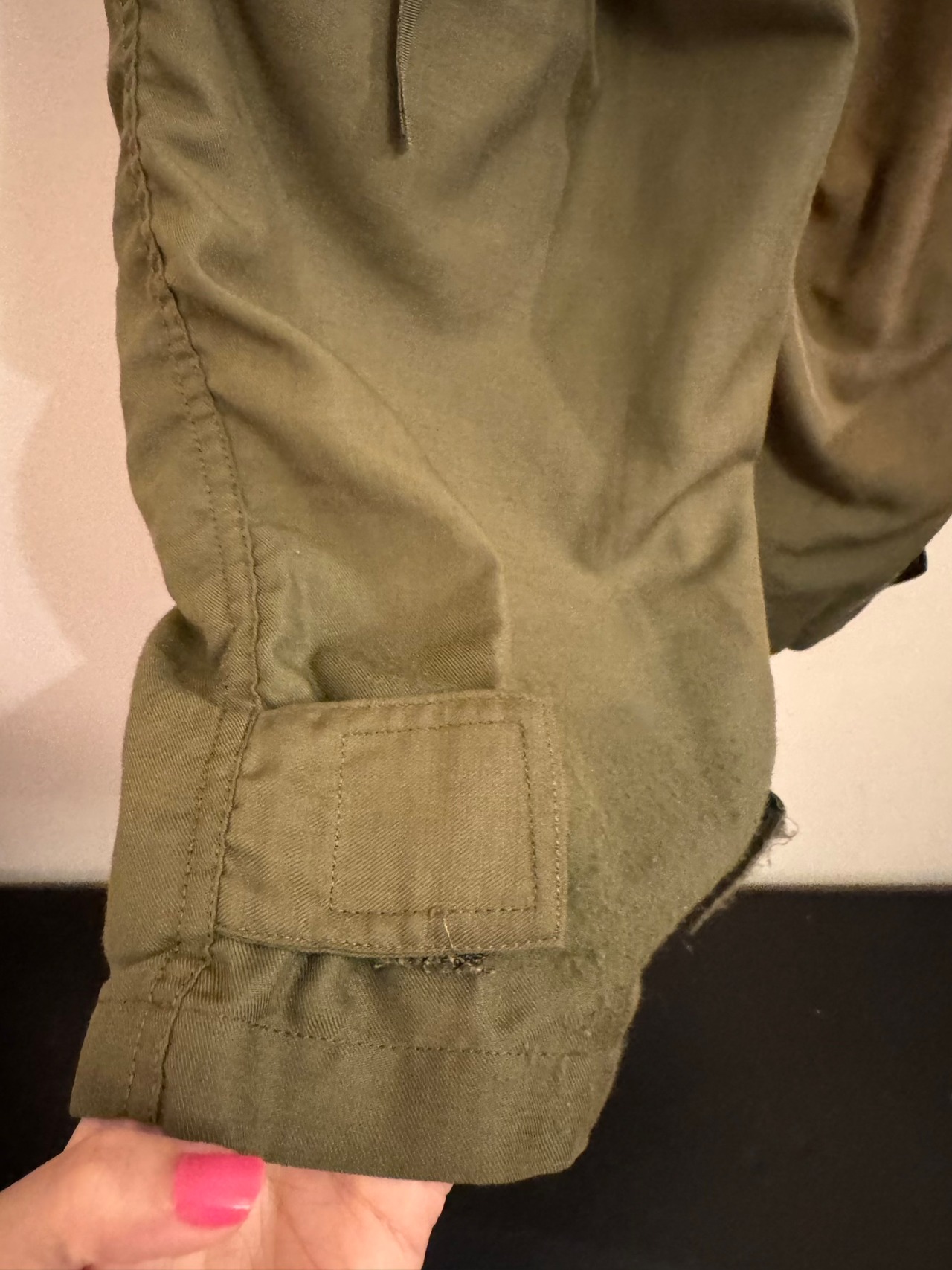 1971年製U.S. AIR FORCE フライトパンツ ナイロン 耐熱素材 オリーブ