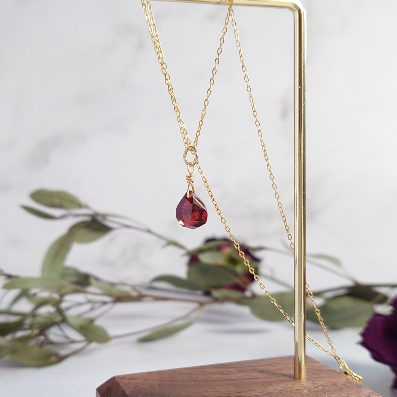モザンビークガーネット ネックレス No.1