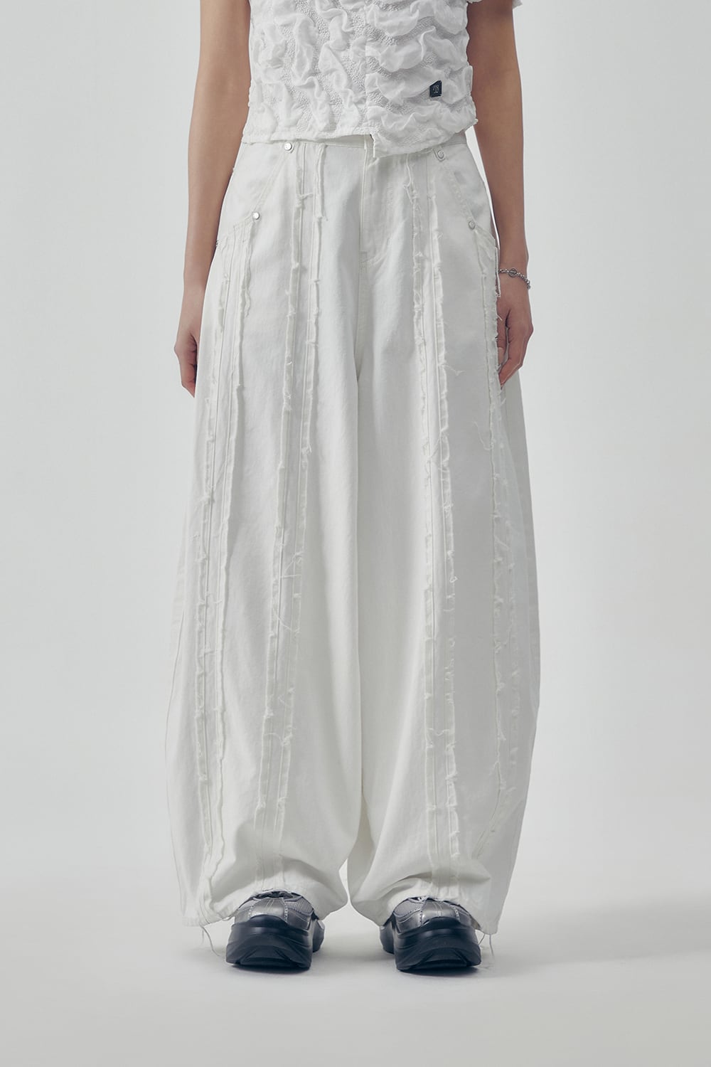 TREEMINGBIRD◆Oblique Wrap Pants 韓国人気 シンプル PANTS | BONZ (韓国ブランド 代行)