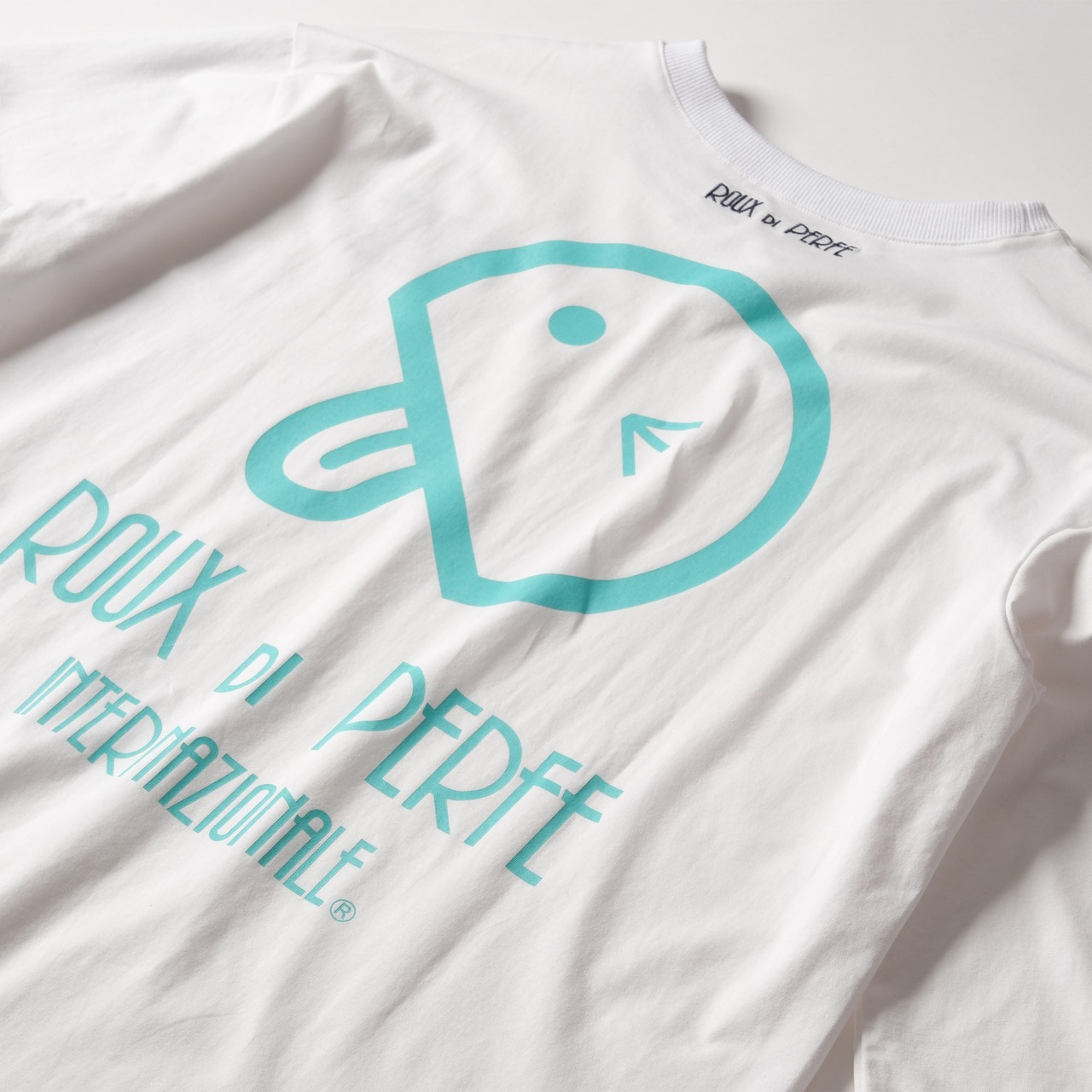 ロゴ刺繍×ベーマークプリントロンT