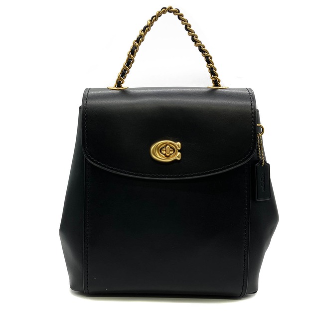 COACH コーチ 2WAY レディース リュック チェーンバックパック 35568 B4/BLACK