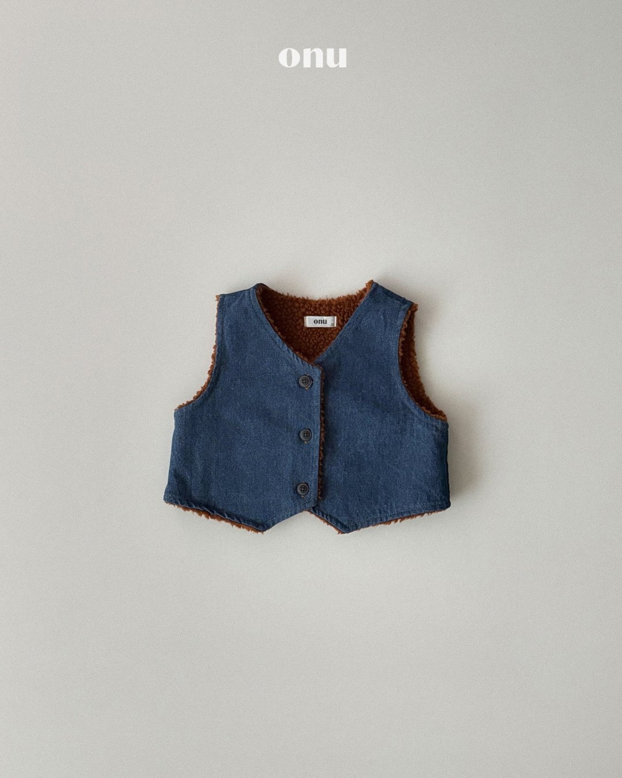ONU［取寄］dumble denim vest 26winter