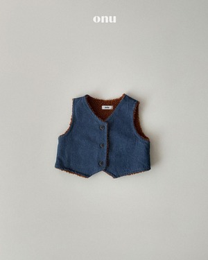 ONU［取寄］dumble denim vest 26winter