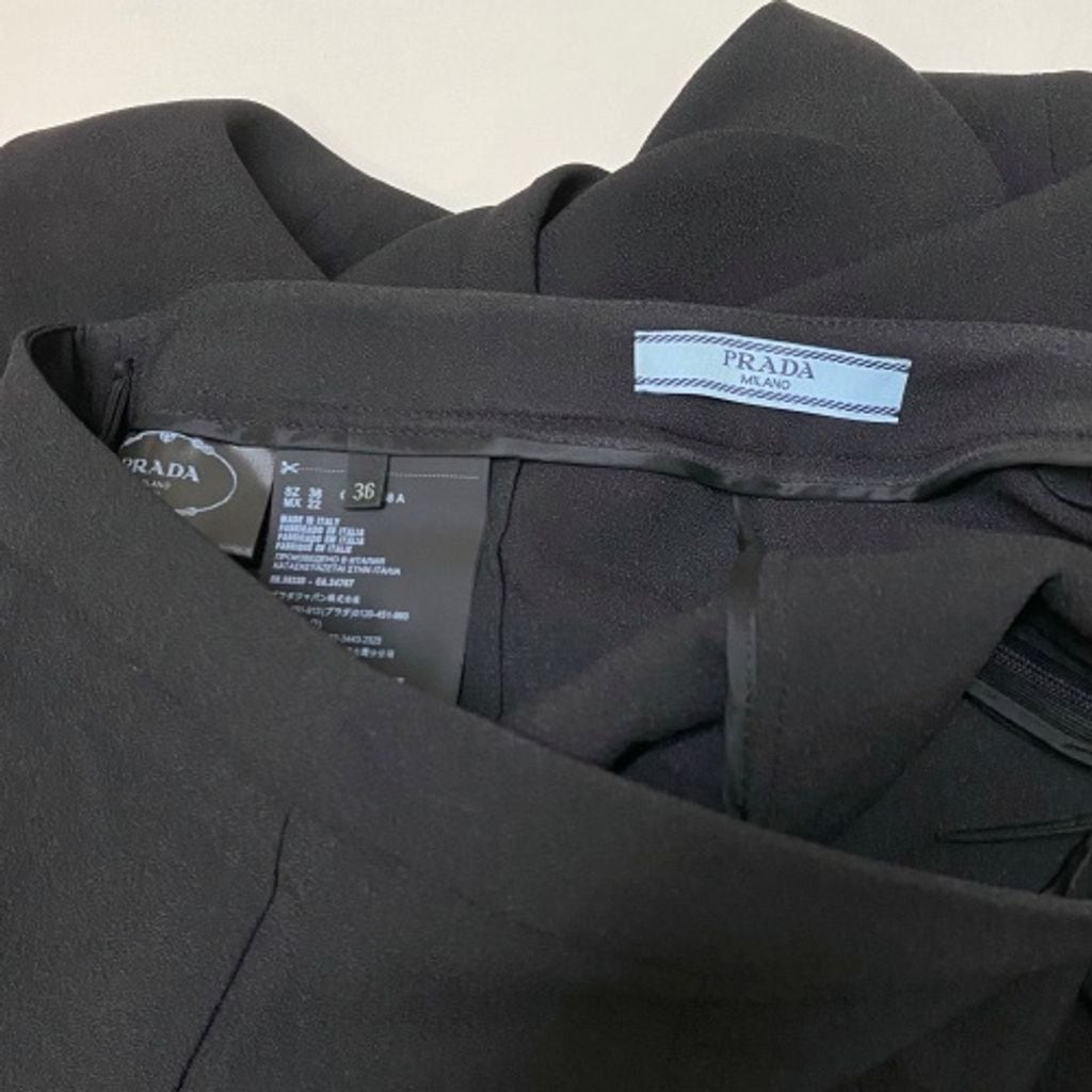 PRADAプラダ 19SS パンツスラックスフレア裾フレアパンツ SIZE 36