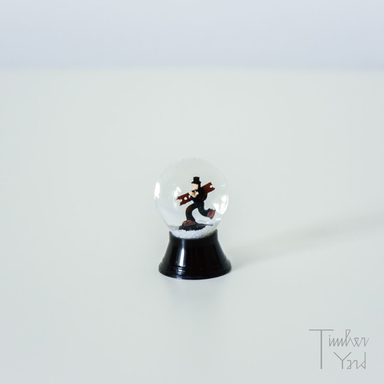 ONLINE限定】スノードーム / 幸運の煙突掃除人 / 黒台座 / Φ2.5cm