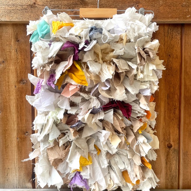 yao "India Bushy Rug M Whitish" 37cm×55cm ラグ②
