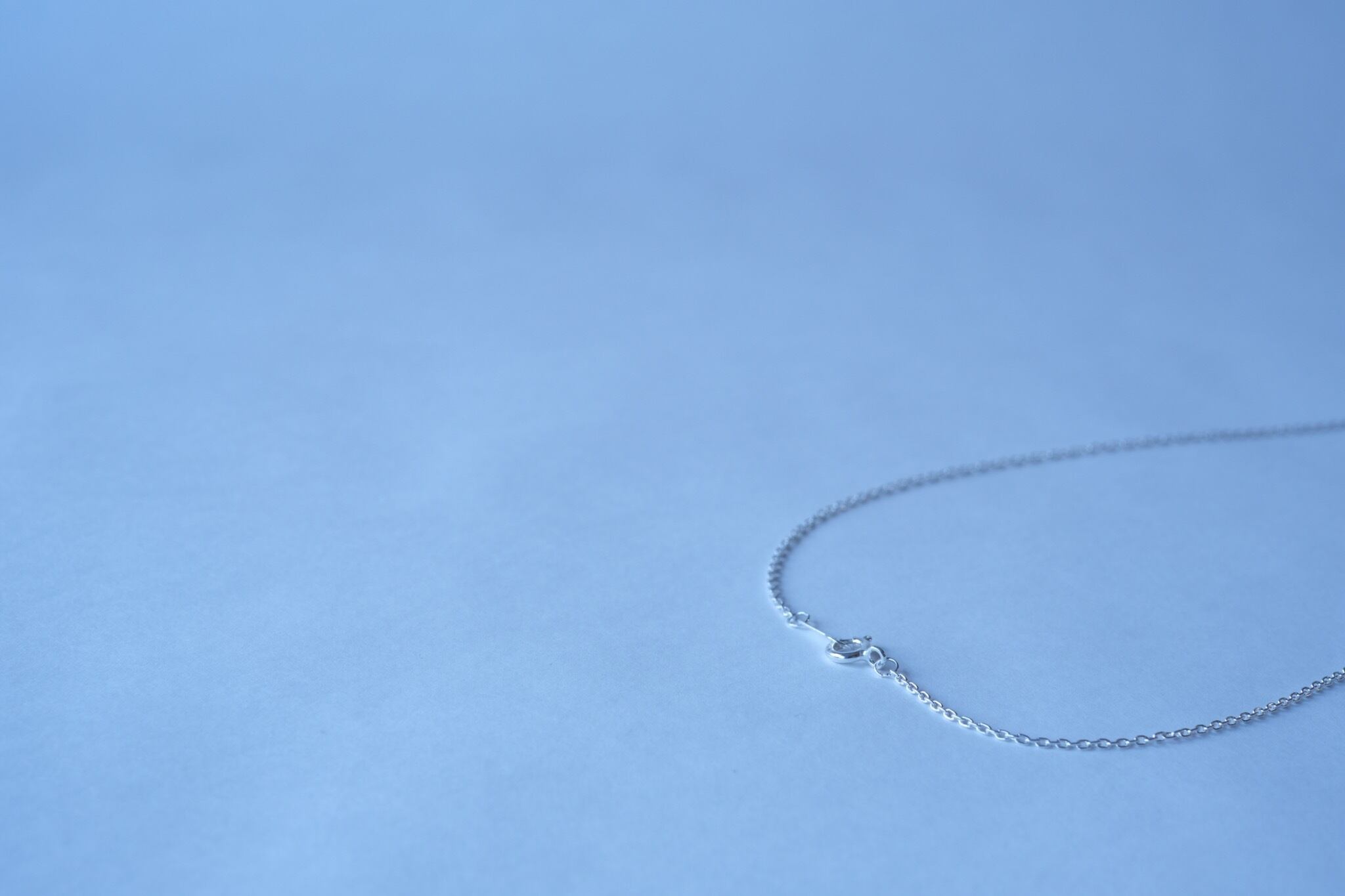 泡沫 ホワイトラブラドライト ネックレス no.254